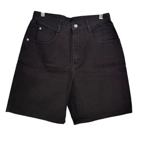 Vtg Fresno Black Denim Shorts today sz‎ 6